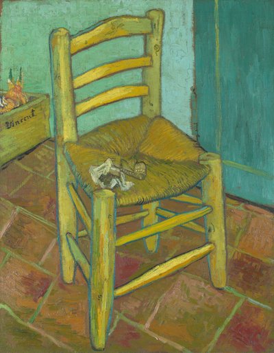 La Sedia di Vincent, 1888 da Vincent van Gogh